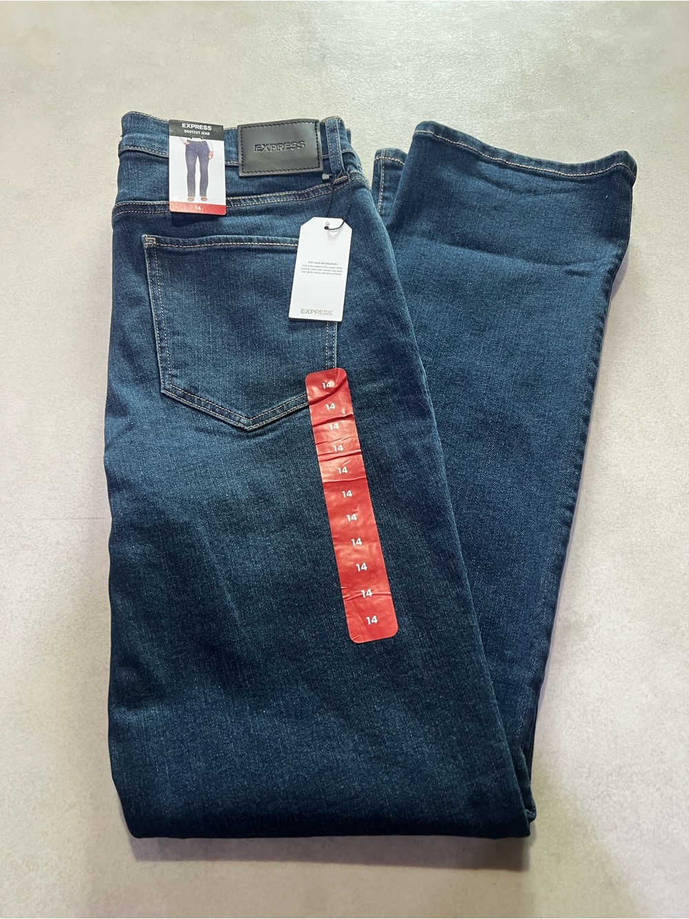BNWT- Express Women’s Dark Indigo Bootcut  Jeans